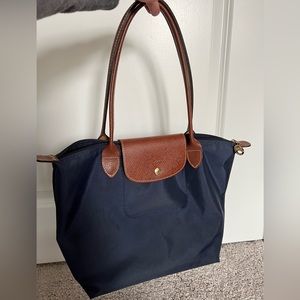 Navy Longchamp Bag